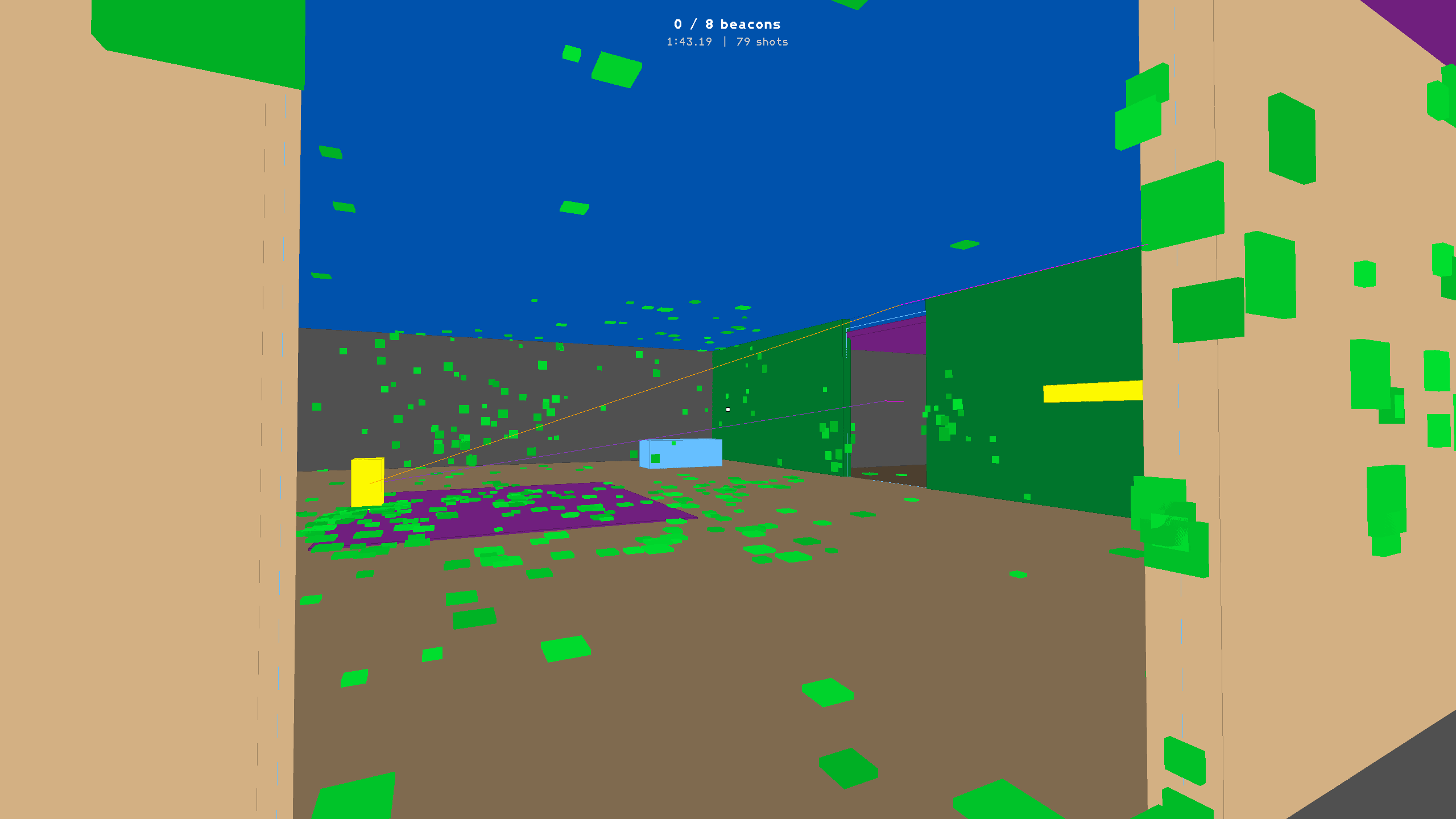Audio debug visualization running inside the engine testbed