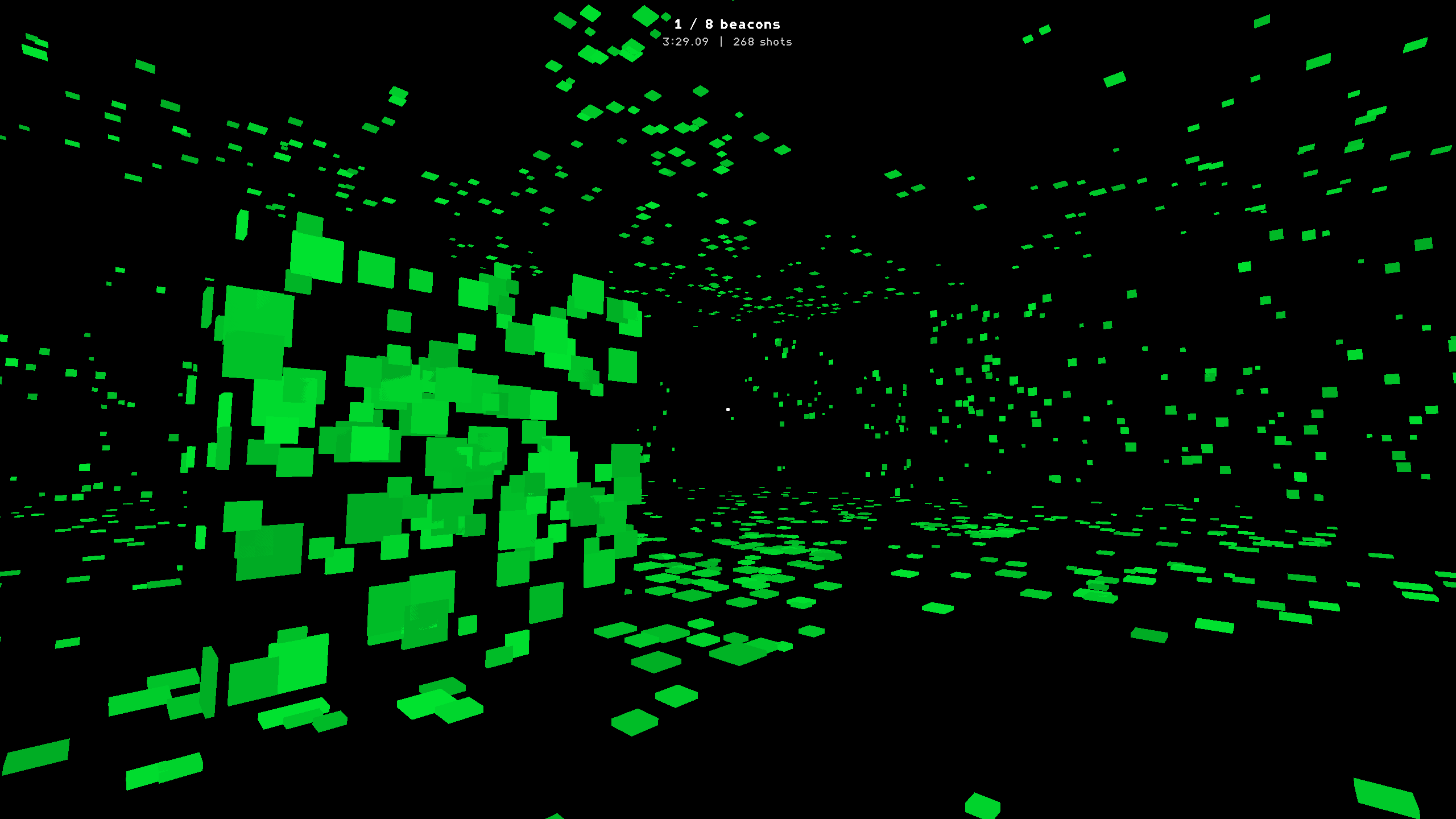 JSON room authoring data for the Negative Space level
